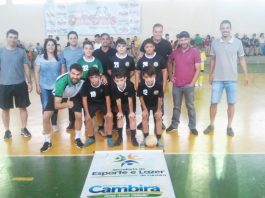 Garotos do Futsal de Cambira fizeram bonito na Taça Supermercado Califórnia