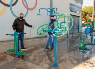 PREFEITO TOLEDO E SECRETÁRIO DE ESPORTES ENTREGAM MAIS UMA A.A.L.