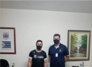 SECRETÁRIO DE ESPORTES RECEBE RESPONSÁVEL PELOS JOGOS NO NRE