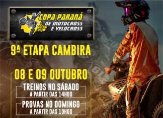 CAMBIRA SEDIARÁ A 9° ETAPA DA COPA PARANÁ NOS DIAS 8 E 9 DE OUTUBRO