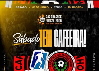 Cafeeira C. Futsal entra em quadra neste sábado pela 10ª rodada do Paranaense 2025!