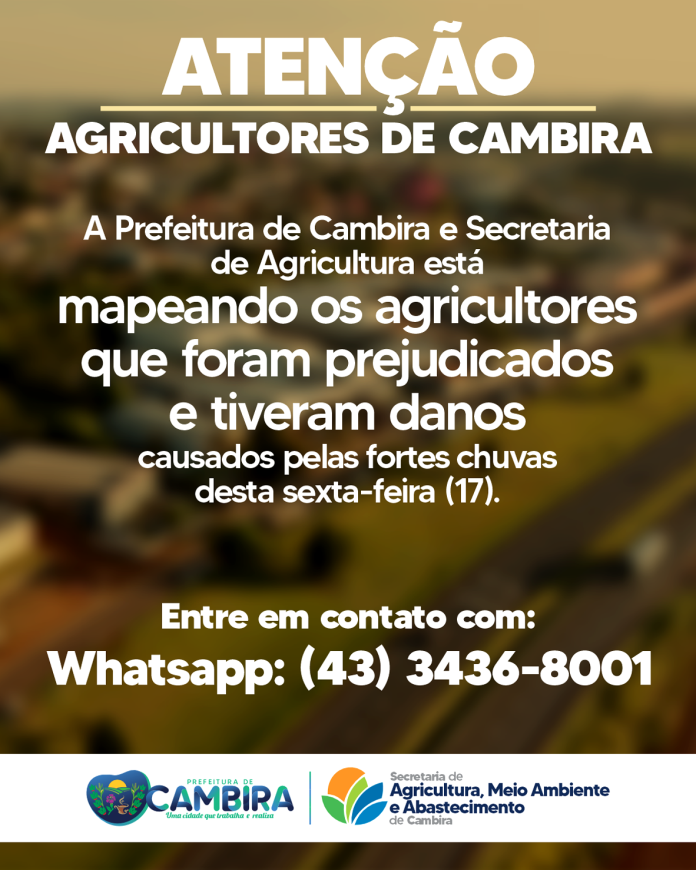 Cambira - Agricultura