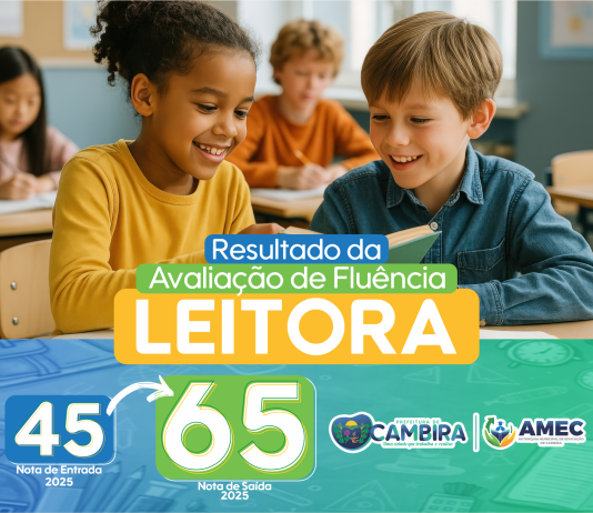 Educação de Cambira comemora resultado inédito na avaliação Fluência Paraná