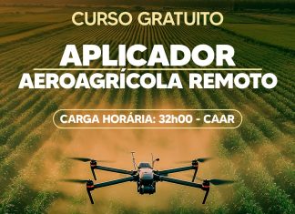 Curso gratuito de Aplicador Aeroagrícola Remoto abre inscrições em Cambira