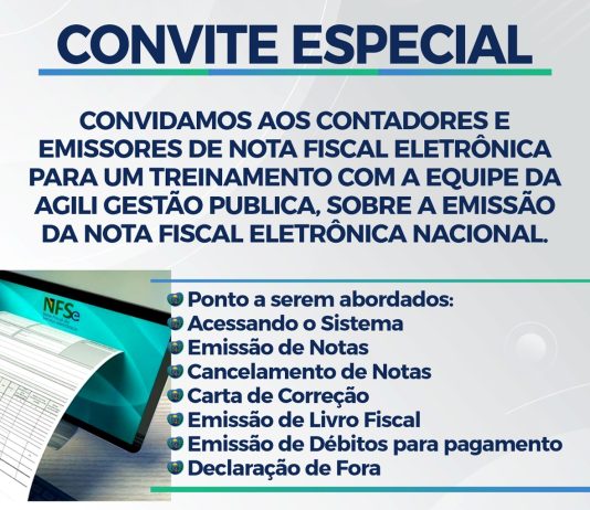 Prefeitura de Cambira promove treinamento sobre emissão da Nota Fiscal Eletrônica Nacional