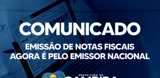 Prefeitura de Cambira orienta contribuintes sobre nova forma de emissão da Nota Fiscal de Serviços Eletrônica