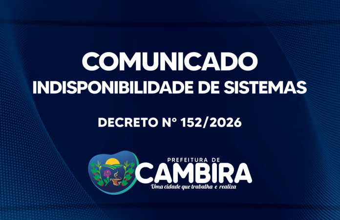 Cambira - Prefeitura Comunicado Matéria