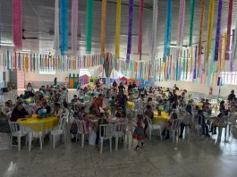 Arraiá Julino reúne cerca de 200 crianças do CMEI Pequeno Paraíso em Cambira