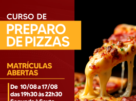 Cambira abre inscrições para curso gratuito de preparo de pizzas