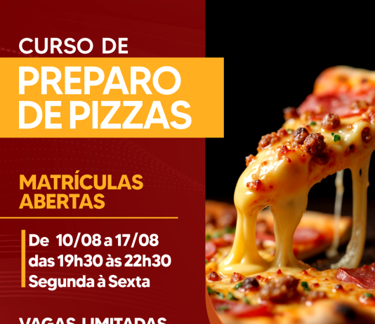 Cambira abre inscrições para curso gratuito de preparo de pizzas
