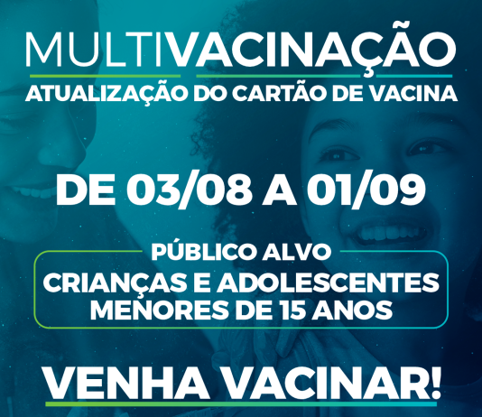 Cambira promove campanha de multivacinação para atualização da carteira vacinal de crianças e adolescentes