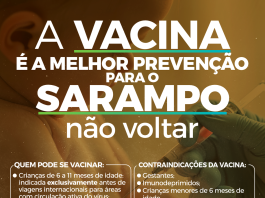 Cambira realiza conscientização sobre vacinação contra o sarampo